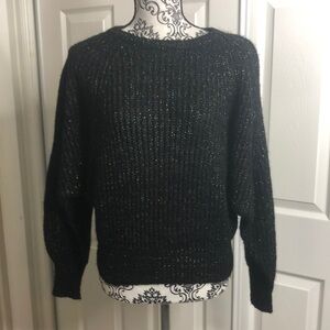 Vintage Liz Claiborne Glitter Shimmer Black Gold S